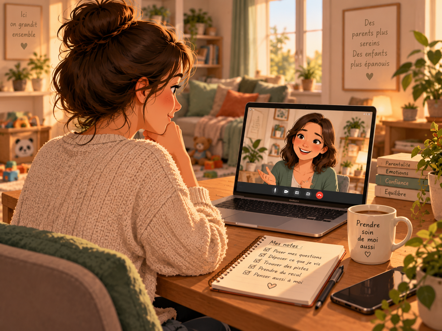 accompagnement parental en ligne pour parent fatigué ou dépassé