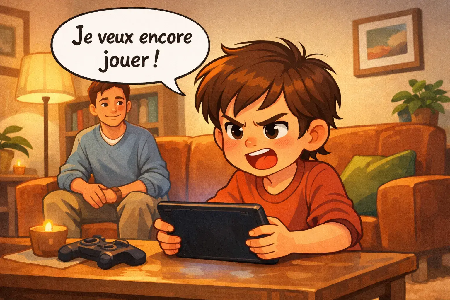 enfant teste limites parent reste calme et posé