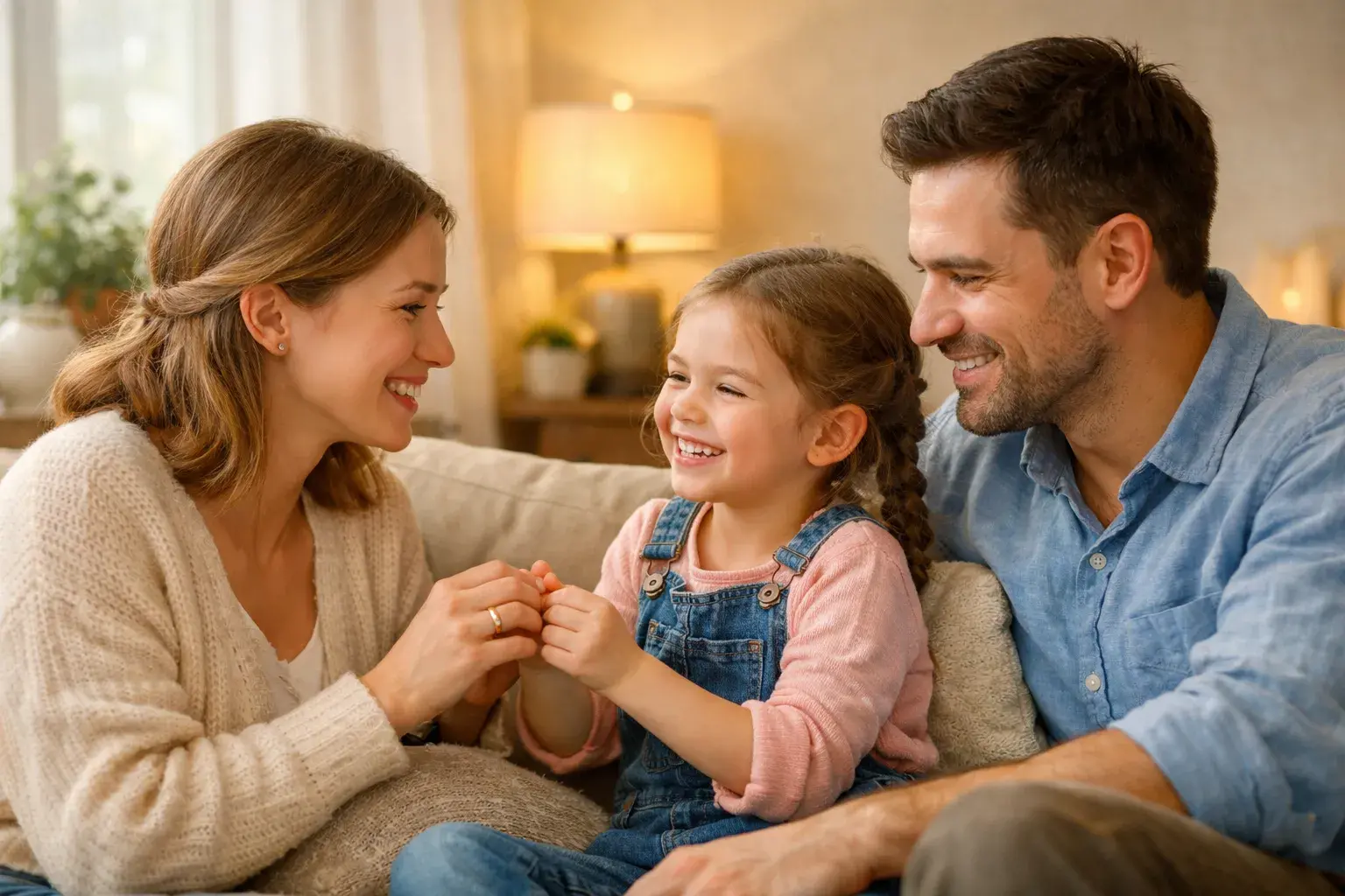 famille apaisée parentalité positive relation enfant confiance communication bienveillante