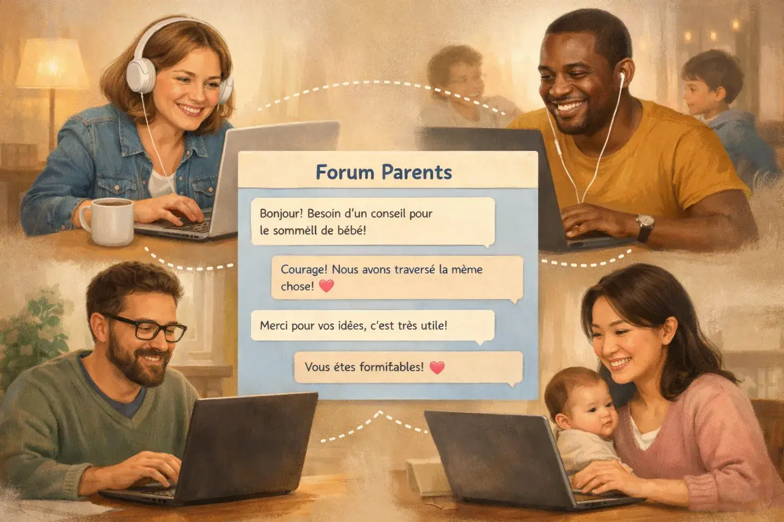 forum parentalité échange parents soutien parental communauté parents entraide familiale