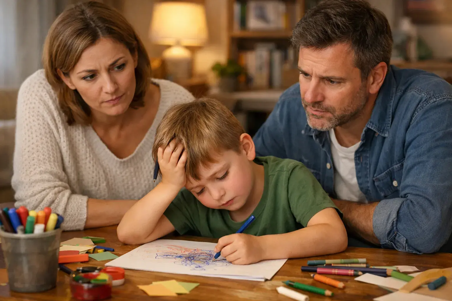 parent observe enfant difficulté motricité fine écriture maladresse gestes quotidien