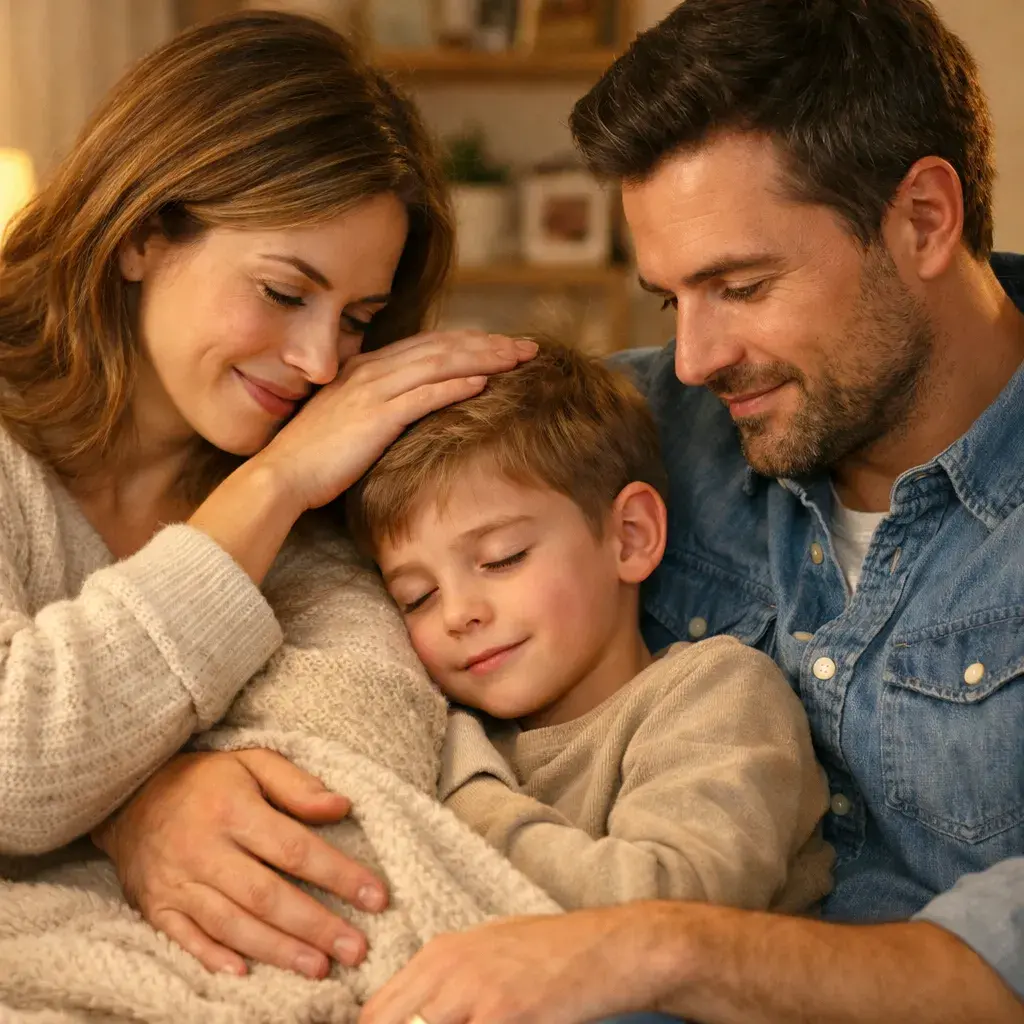 parent rassurant enfant apaisement gestion émotions enfant accompagnement parental